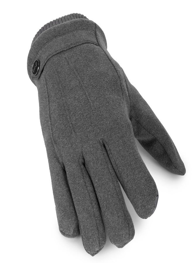XuoAz Winter Warm Fleece Gloves for Men - Lighweight Thermal Touchscreen Snow Gloves for Cold Weather - Image 4